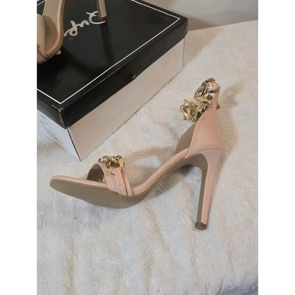 Qupid High Heels Highlight 39 Color Nude Size 7 - Picture 6 of 8